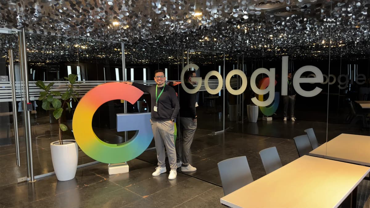 Diego Ceredi como speaker del evento de Gemini Enterprise en las oficinas de Google Argentina